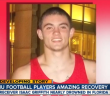 IU football player Isaac Griffith walks for first time since swimming incident