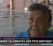 Avid Swimmer Celebrates her 99th Birthday at the Pool