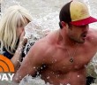 Vince Vaughn, Lady Gaga swim in icy cold water for Polar Plunge event