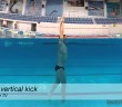 Freestyle swimming vertical kick