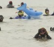 Germany: 300 swimmers take to river Rhine for annual New Year swim