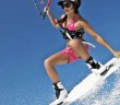Kiteboarding a Salt Island