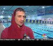 Ryan Lochte returns to water after freak injury