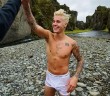 Justin Bieber Goes For An Ice Cold Iceland Swim In His Calvins
