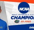 Florida Swimming: Caeleb Dressel 50 Free NCAA Champion