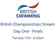 Day 1 Finals – British Swimming Championships 2016