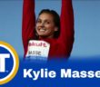 100-metre world record holder Canadian swimmer Kylie Masse