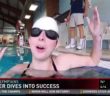 Swimmer dives into success