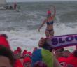 Swimmers brave New Year’s dip in Italy and Netherlands