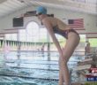 Deaf swimmer making waves