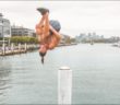 Stick or Swim – Parkour Front Flip Challenge