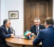 LEN President Paolo Barelli met Hungaryâ€™s Prime Minister Viktor Orban