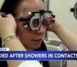 Doctors warn against swimming, showering with contact lenses