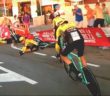 La Vuelta a Espana opens with chaotic team time trial as leaky paddling pool causes carnage