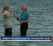 Residents say boats are a danger to swimmers and destroying seagrass NE of Dunedin Causeway