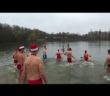 Berlin swimmers take the plunge for Christmas