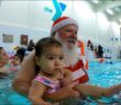 Experience Swim with Santa at Sacramento YMCA