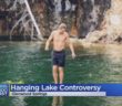 Outdoor Store Virtika Posts Photo Of Owner David Lesh Apparently Swimming In Hanging Lake