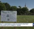 Dartmouth swimming, dive athletes protest after teams cut