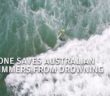 Drone saves two Australian swimmers from drowning