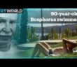 90-year-old man swims from Asia to Europe every year
