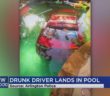 Suspected Drunk Driver Crashes Through Fence, Into Backyard Swimming Pool In Arlington