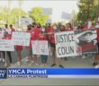 Demonstrators Gather Outside YMCA Demanding Answers In Teen’s Drowning Death