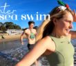 Winter Sea Swim UK – Christmas Day at Bournemouth Beach! ❄️❄️❄️❄️