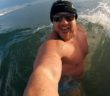 Strongman Ice Water Swimming in Scottish Sea