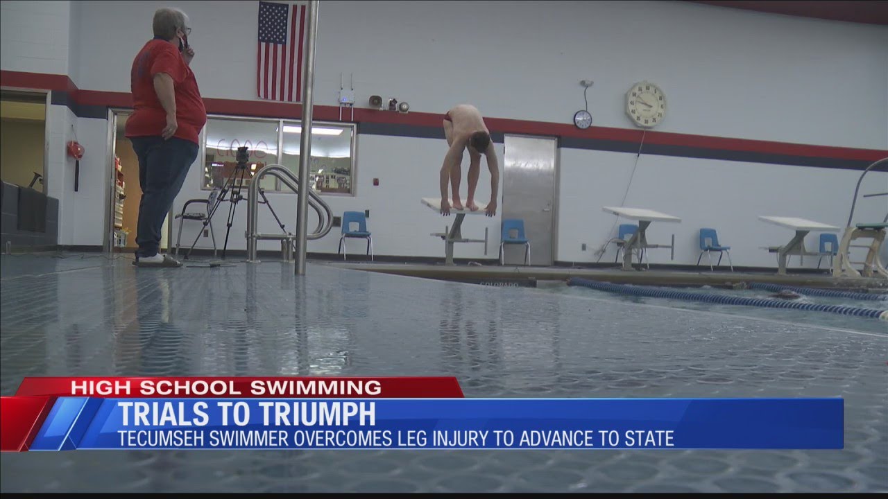 Trials to Triumph: Tecumseh Swimmer Overcomes Injury to Advance to State Finals