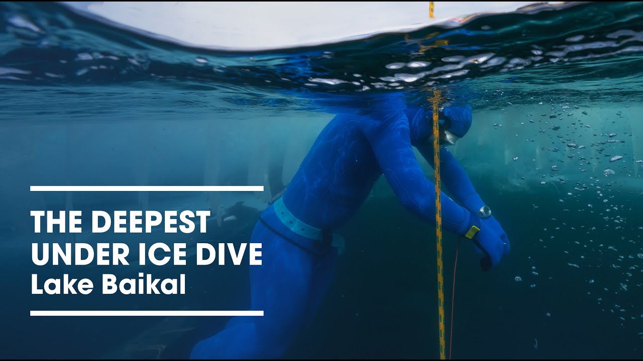 Russian freediver Alexei Molchanov claims new record in icy Lake Baikal plunge | AFP