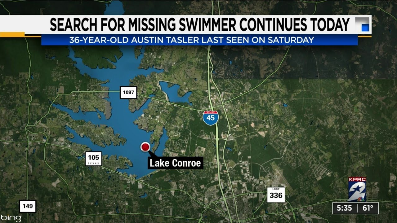 Search for missing swimmer in Lake Conroe continues Monday