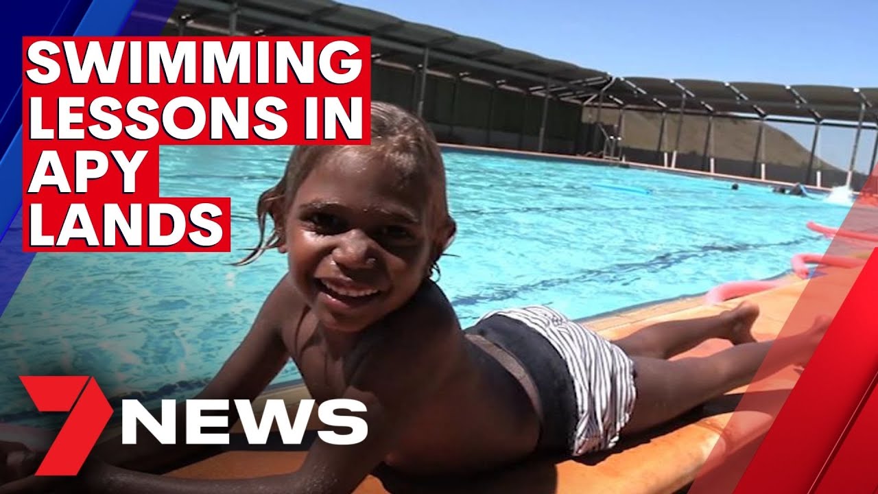 Swimming lessons in the APY Lands | 7NEWS