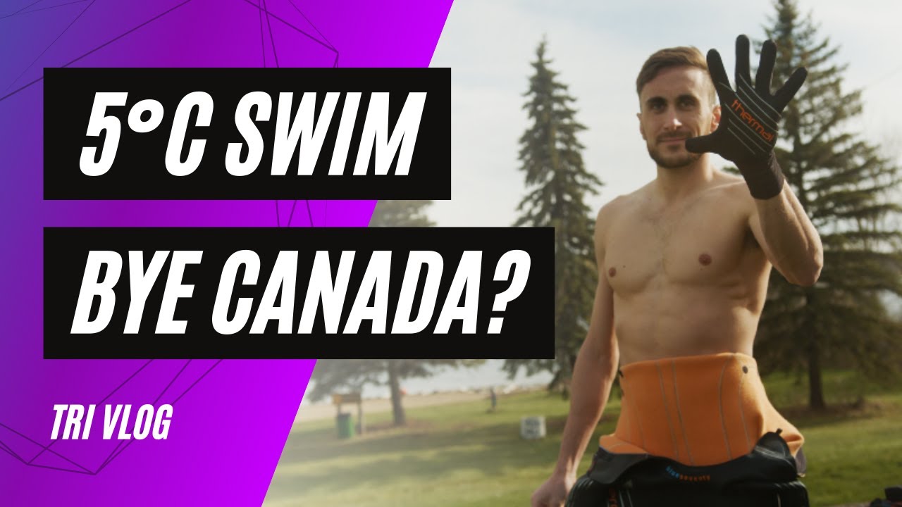 I Almost Rage-Quit Triathlon | Freezing Canadian Open Water Swim | Cody Beals Vlogs