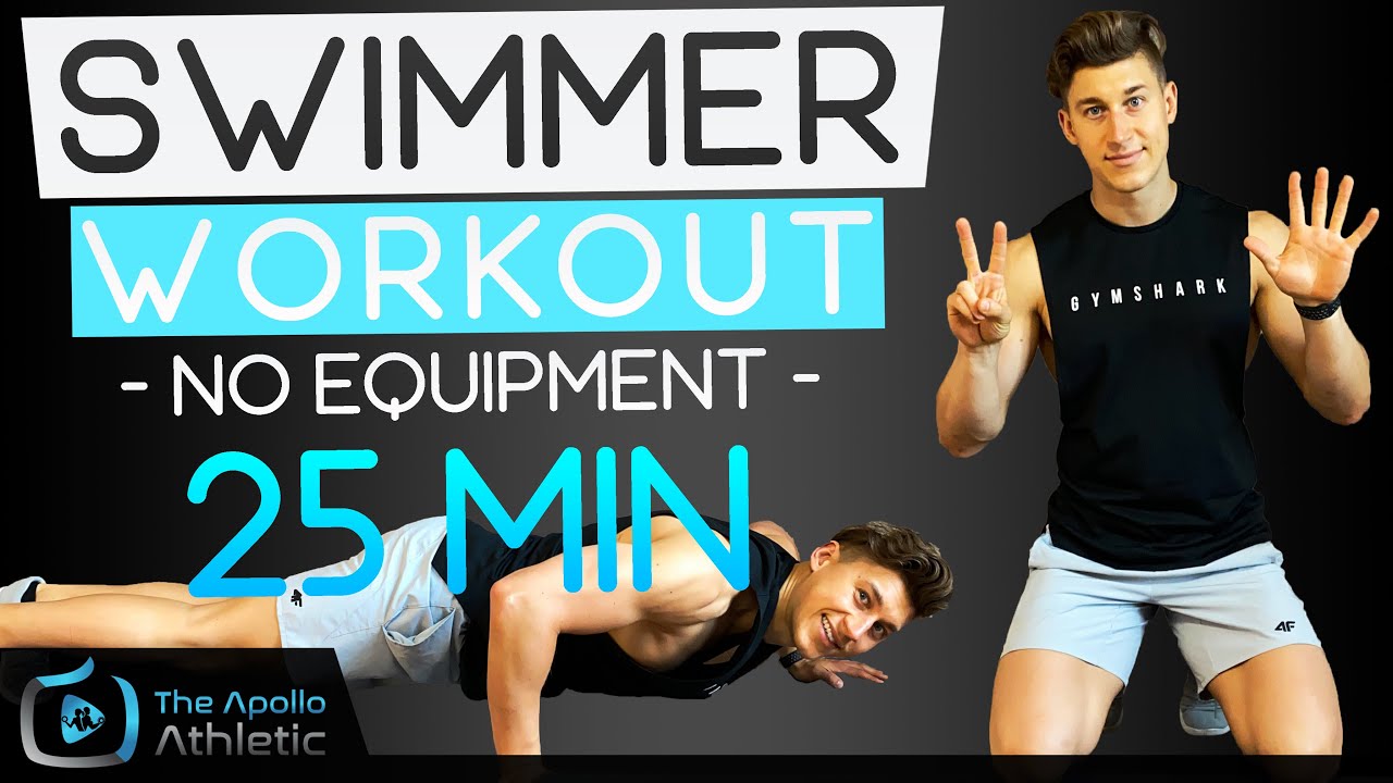 25 Minute Dryland Workout For Swimmers | No Equipment | The Apollo Athletic