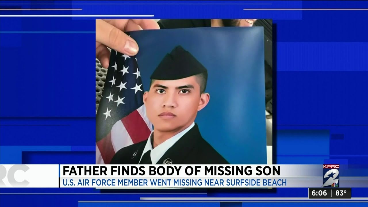 Body of Airman Who Went Missing While Swimming Found by Family on Texas Beach Body of Airman Who Went Missing While Swimming Found by Family on Texas Beach