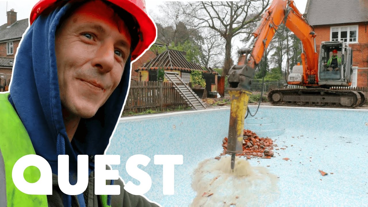 Demolishing A Swimming Pool Is More Complicated Than You Think | Scrap Kings