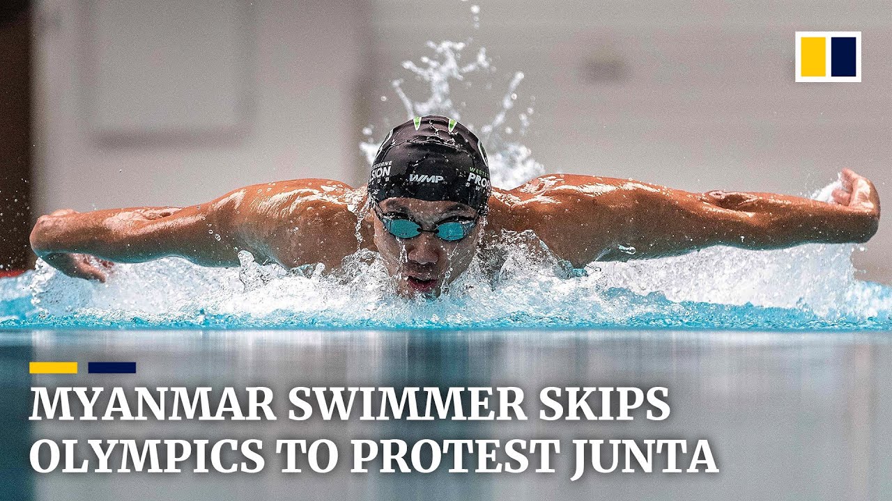 Myanmar Swimmer Win Htet Oo Gives up Olympic Dream to Protest Junta Violence Myanmar Swimmer Win Htet Oo Gives up Olympic Dream to Protest Junta Violence