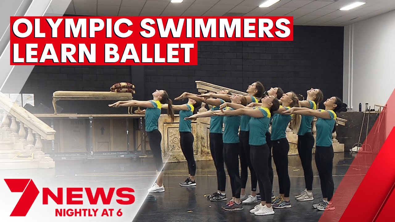 Olympic Swimmers Learn Secrets of Queensland Ballet | 7NEWS