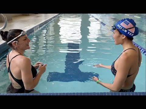 Swimming With Lauren Murphy Ahead Of UFC 263 | Helen Yee Sports