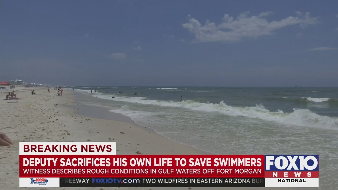Beach Rental Attendant Tried to Help Stranded Swimmers, Praised as â€˜Heroâ€™ | FOX10 News