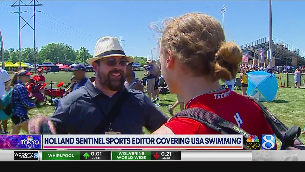Holland Sentinel Sports Editor Follows Local Swimmers to New Gig | WOOD TV8