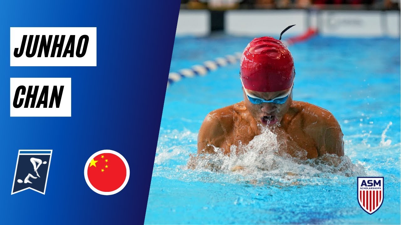 Junhao Chan | Swimming Scholarships | ASM Scholarships