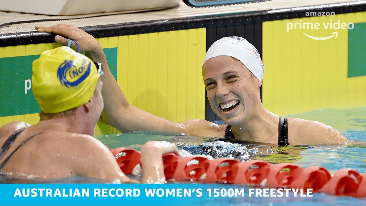 Madeleine Gough l Australian Record Breaking Moment | 2021 Australian Swimming Trials | Amazon Prime