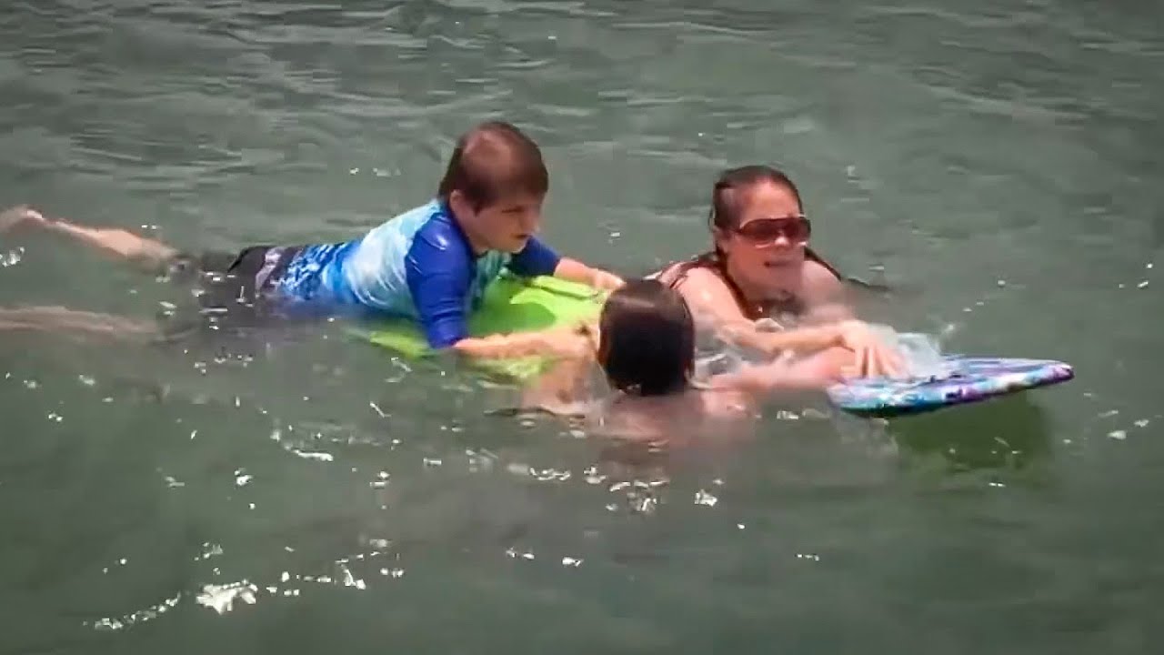 18-Year-Old Boogie Boarder Saves Drowning Mother and Son | Inside Edition