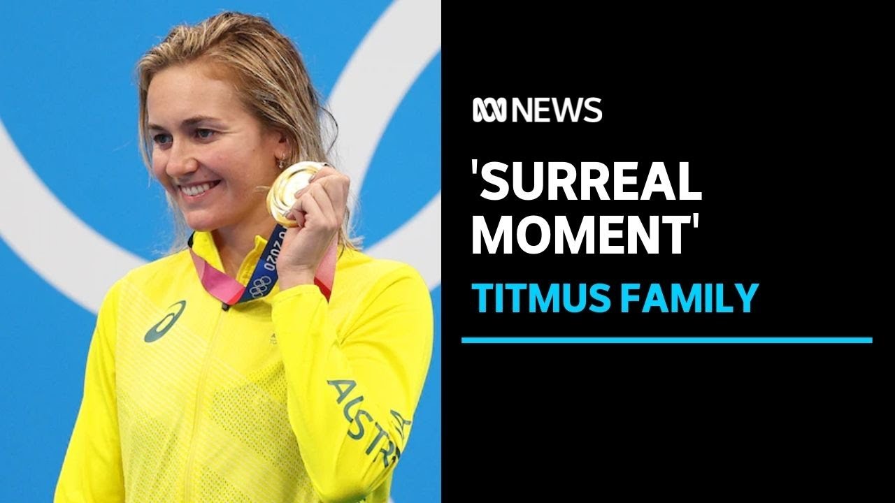 Ariarne Titmusâ€™ Family Celebrates Her Tokyo 400m Freestyle Gold Medal | ABC News