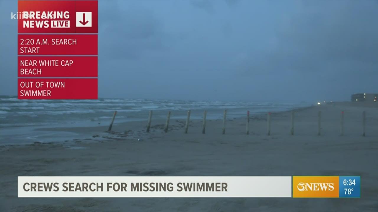 Emergency Crews Search For Missing Swimmer on Padre Island Near Mile Marker 222 | KIII 3 News