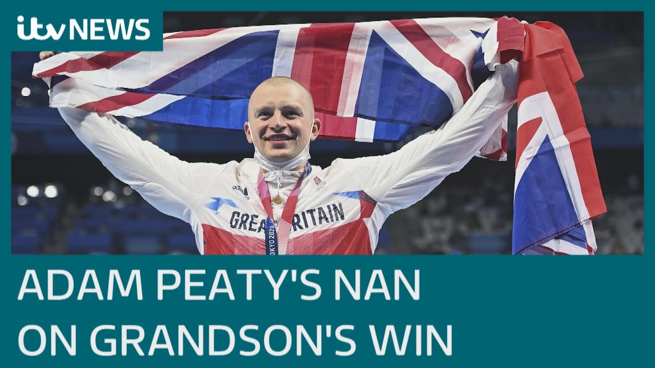 â€˜I Closed My Eyes. I Darenâ€™t Lookâ€™ – Adam Peatyâ€™s Nan on Watching Olympian Swim to Gold | ITV News