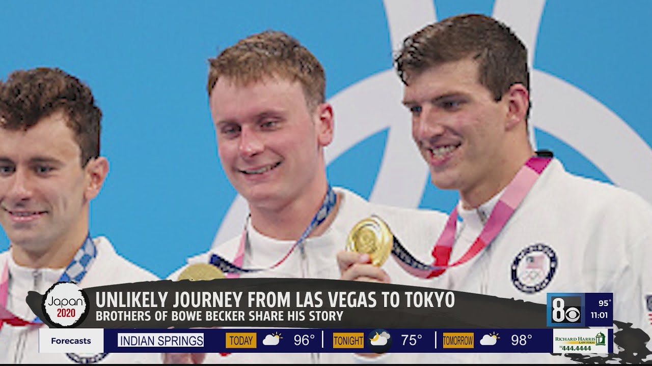 Overcoming Obstacles: Brothers of Local Swimmer Share Unlikely Journey to Olympic Gold | 8 News NOW Las Vegas