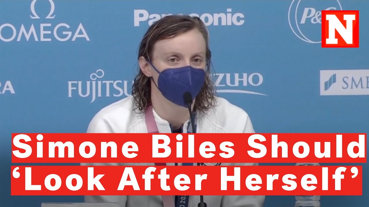 Simone Biles Gets Support From Katie Ledecky, Team USA Swimmers After All-Around Final Exit | Newsweek